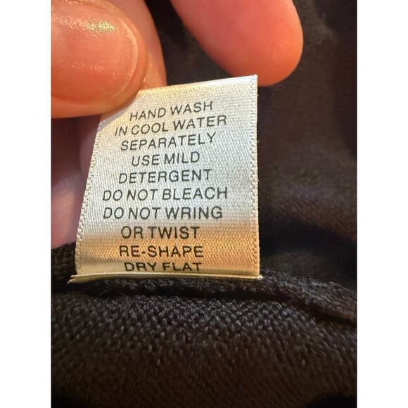 Christopher and Banks wool blend Christmas sweater beaded tree L - Picture 6 of 8